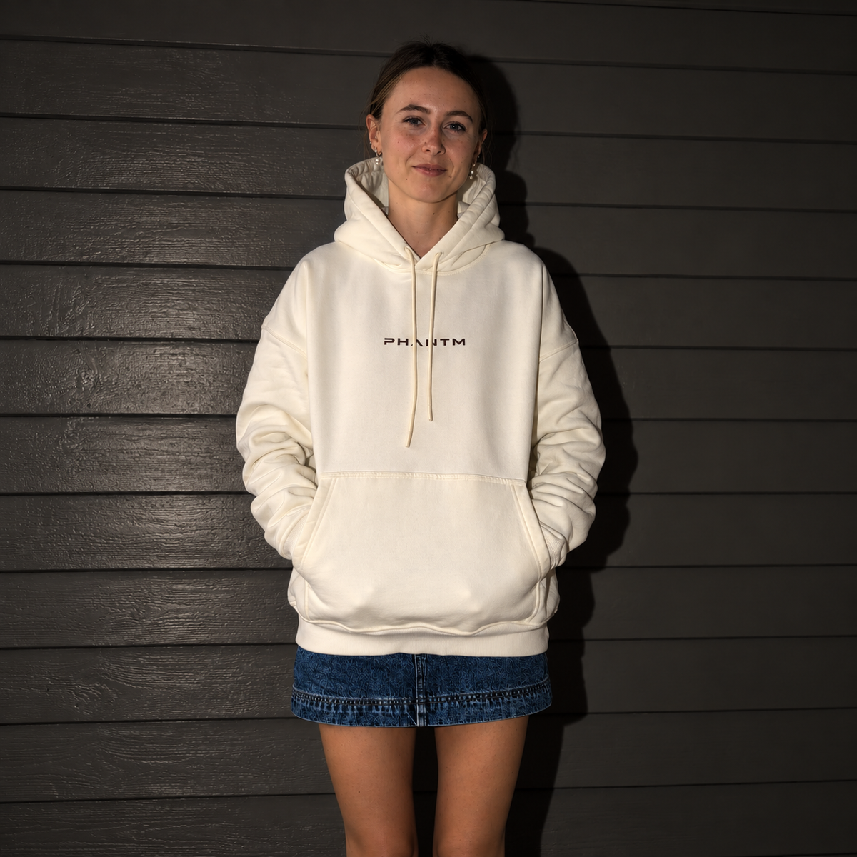PHANTM heavyweight oversized hoodie - DUNE