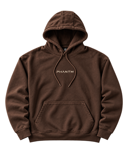 PHANTM heavyweight oversized hoodie - MOCHA